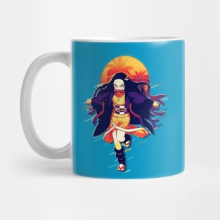 Nezuko Retro Art Mug